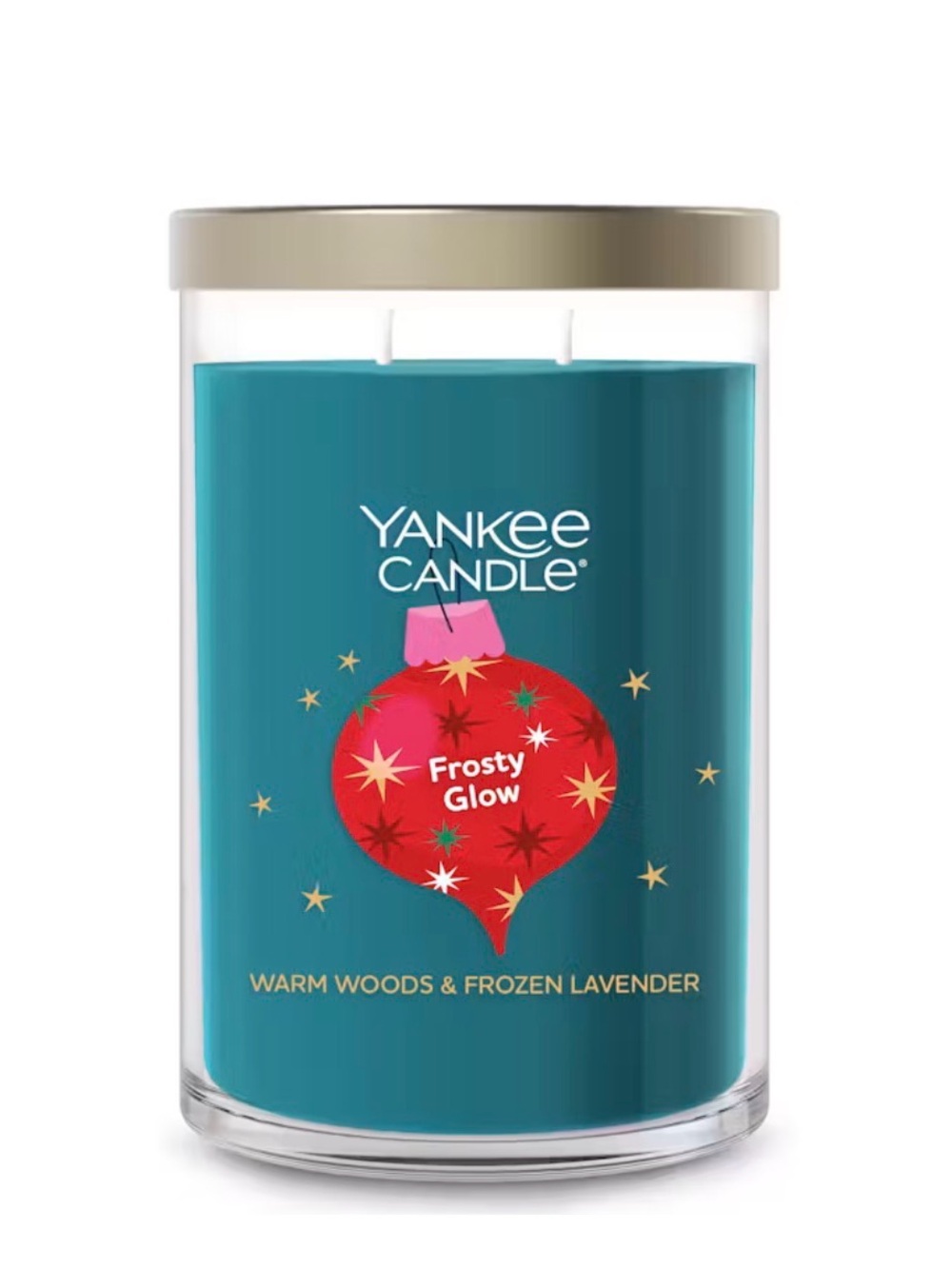 Yankee Candle Frosty Glow Large Tumbler Scented Candle 20 oz 2-Wick Plant Wax